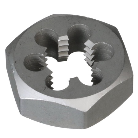 Drill America 2"-8 Carbon Steel Hex Die 8 Pitch DWTSH2-8